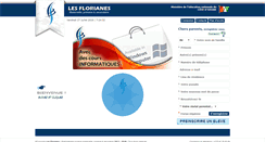 Desktop Screenshot of lesflorianes.net