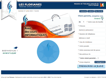 Tablet Screenshot of lesflorianes.net